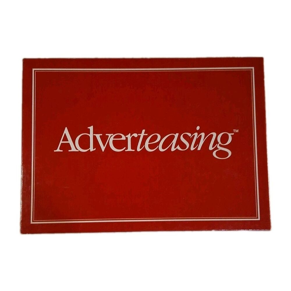 Cadaco Rare Vintage Adverteasing "Game Of Slogans, Commercials And Jingles"-1988